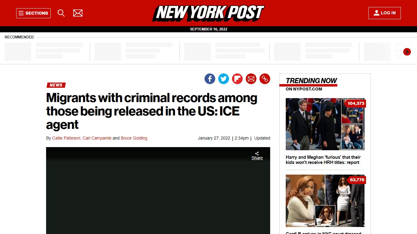 Migrants with criminal records among those being released in the US ...
