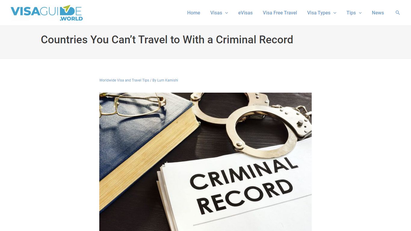 Countries You Can’t Travel to With a Criminal Record - Donuts
